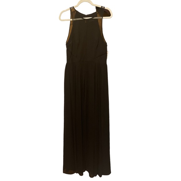 Vera Wang Floor Length Black Dress - Picture 1 of 4